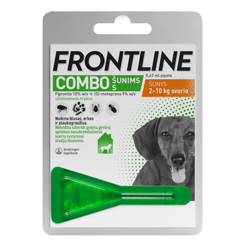 Frontline combo Dog front